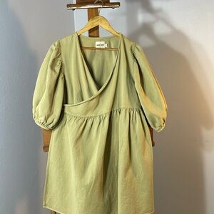 RUDY JUDE adult day dress - mini - celery - M